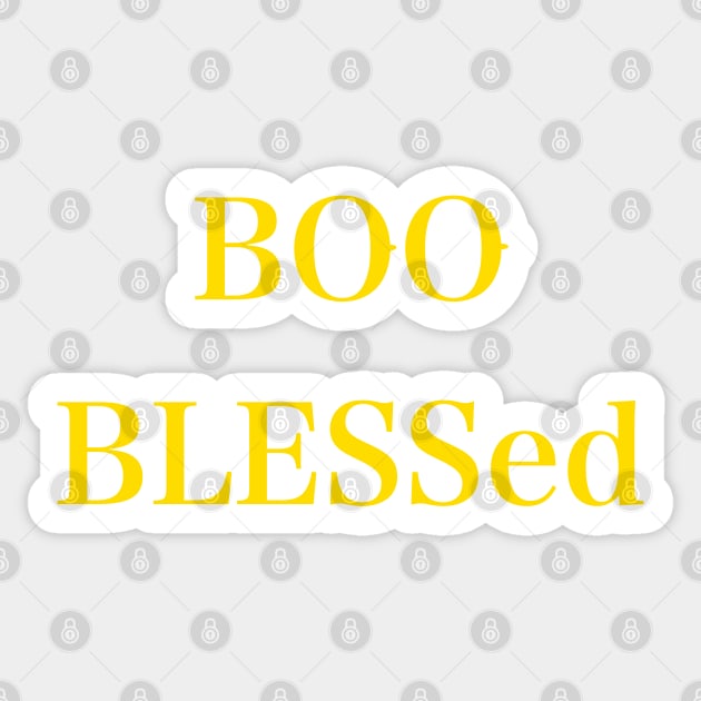 Booblessed Sticker by HamsterArt